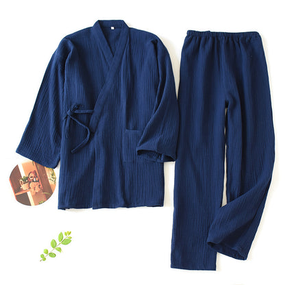 Cotton Kimono Pajama Set