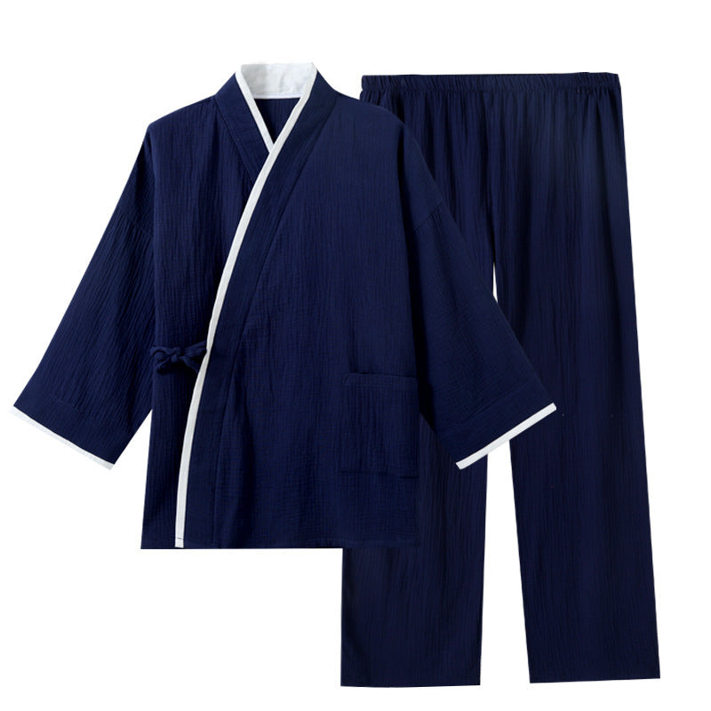 Cotton Kimono Pajamas Suit