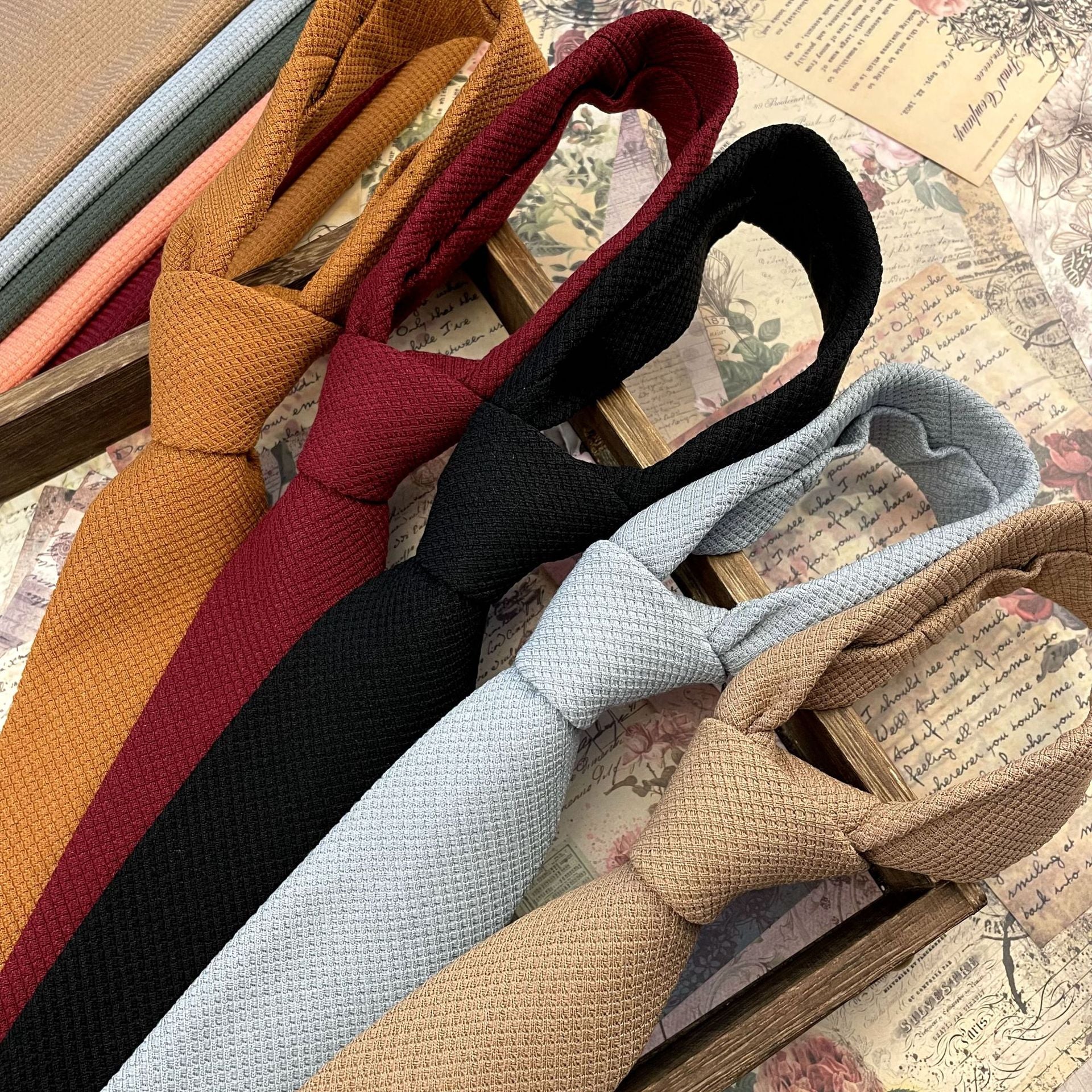 Cotton Knit Tie