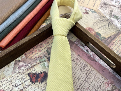 Cotton Knit Tie