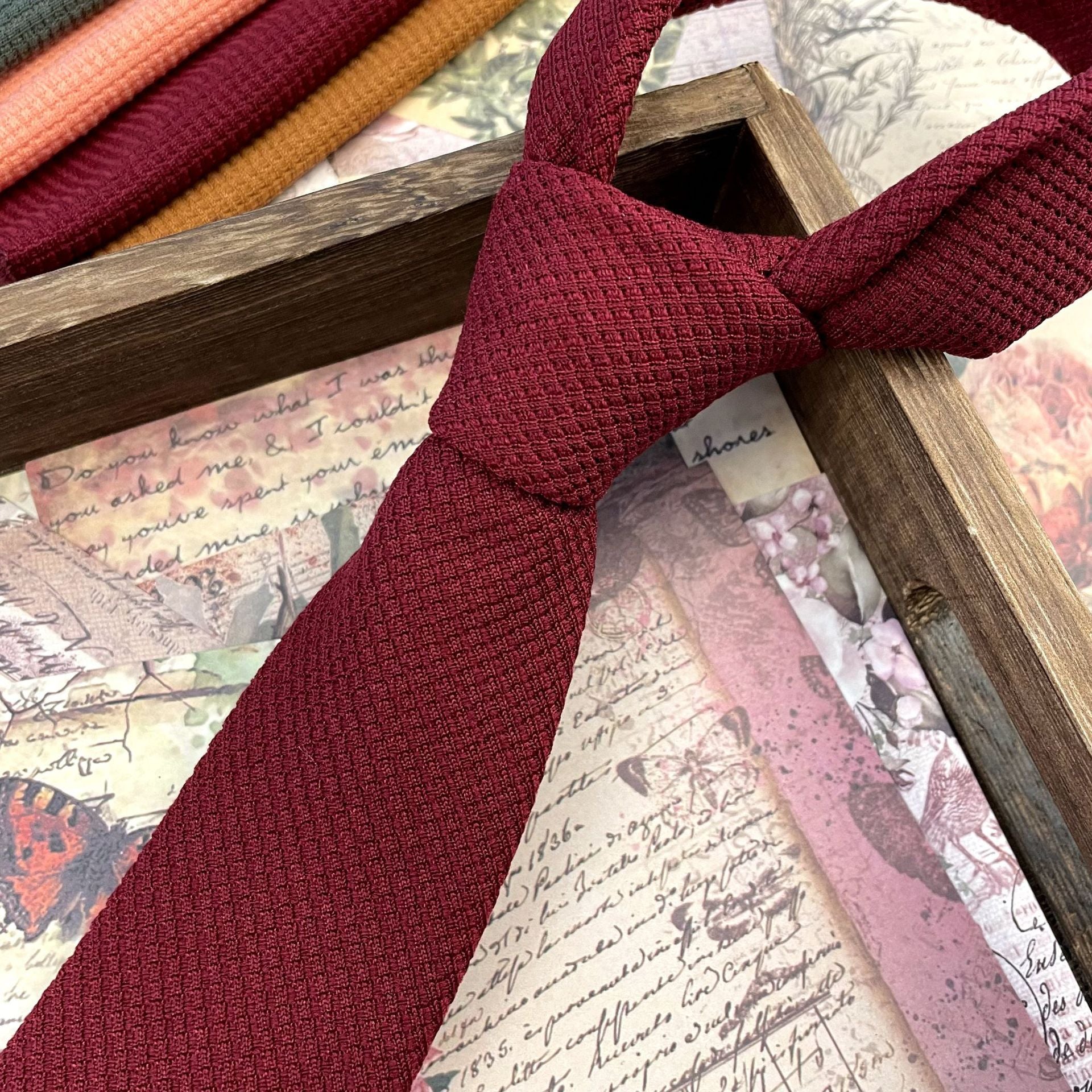 Cotton Knit Tie