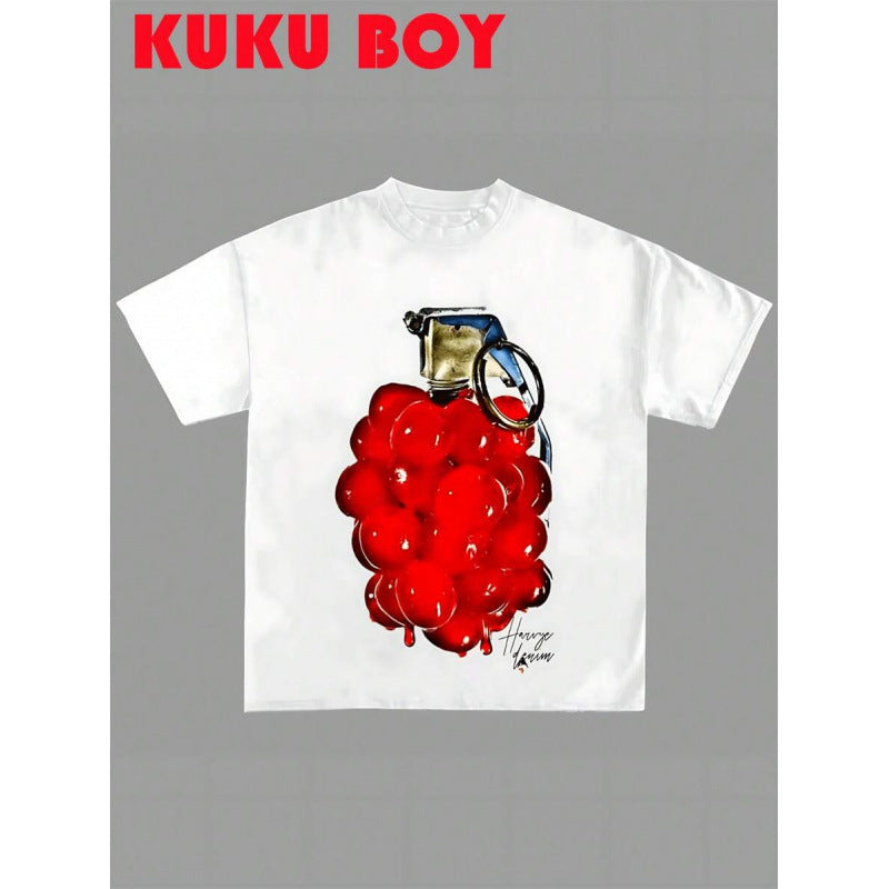 Cotton Kuku Boy Printed Tshirt
