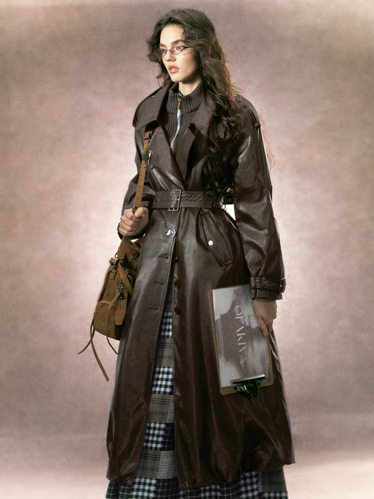 Cotton Leather Coat