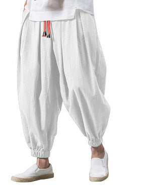 Cotton Linen Men's Casual Pants