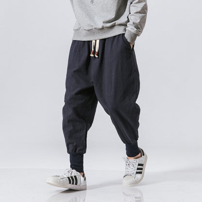 Cotton Linen Men's Casual Pants