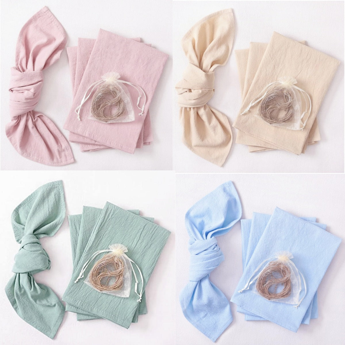 Cotton Linen Napkins Placemats