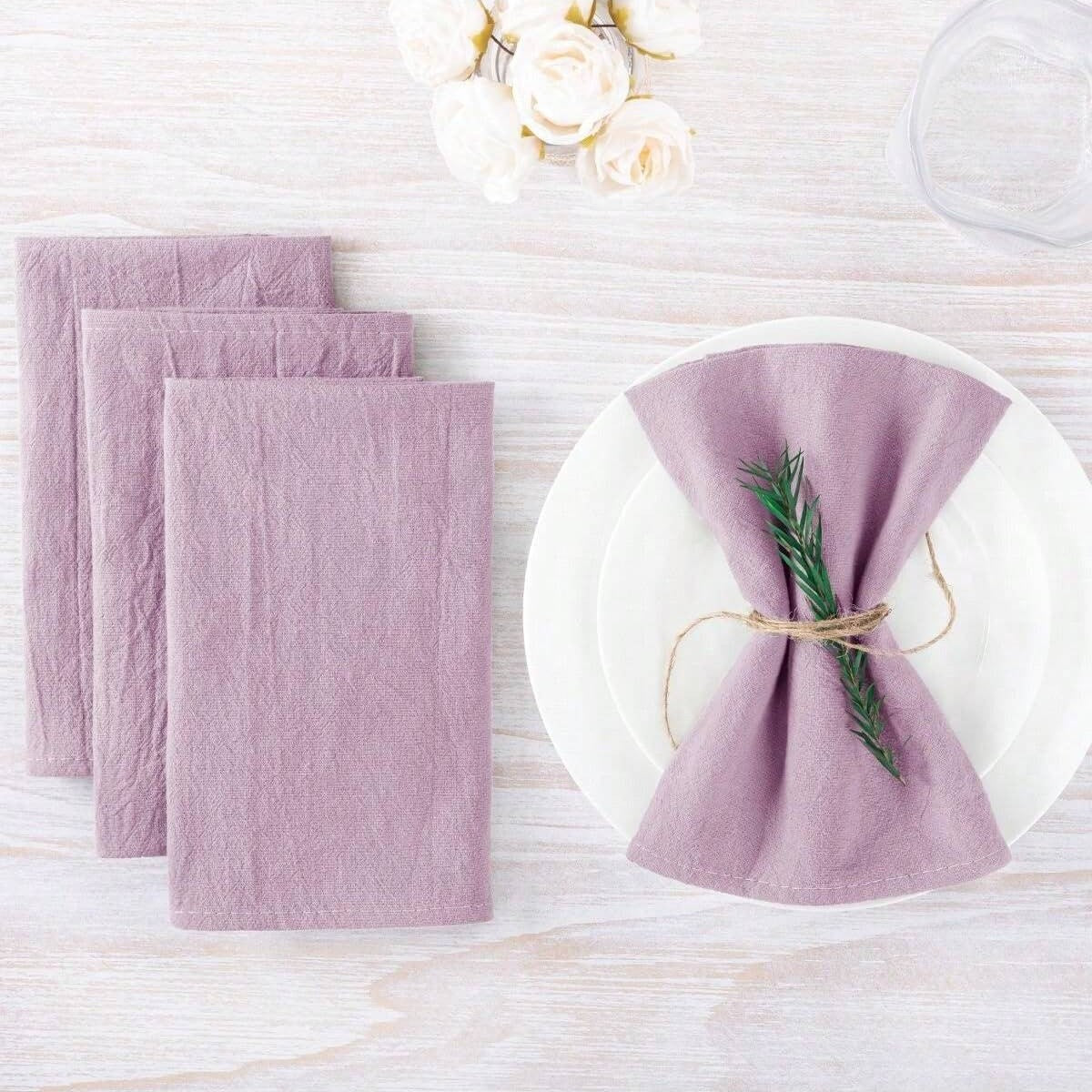 Cotton Linen Napkins Placemats