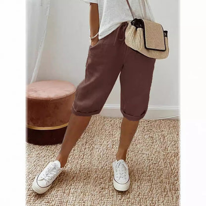 Cotton linen pants