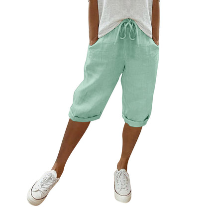 Cotton linen pants