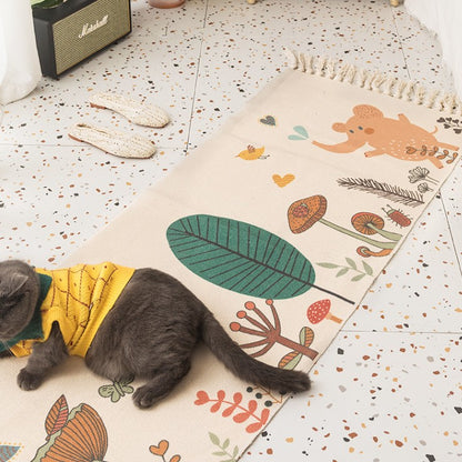 Cotton Linen Rug