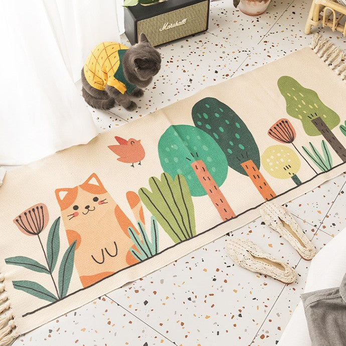 Cotton Linen Rug