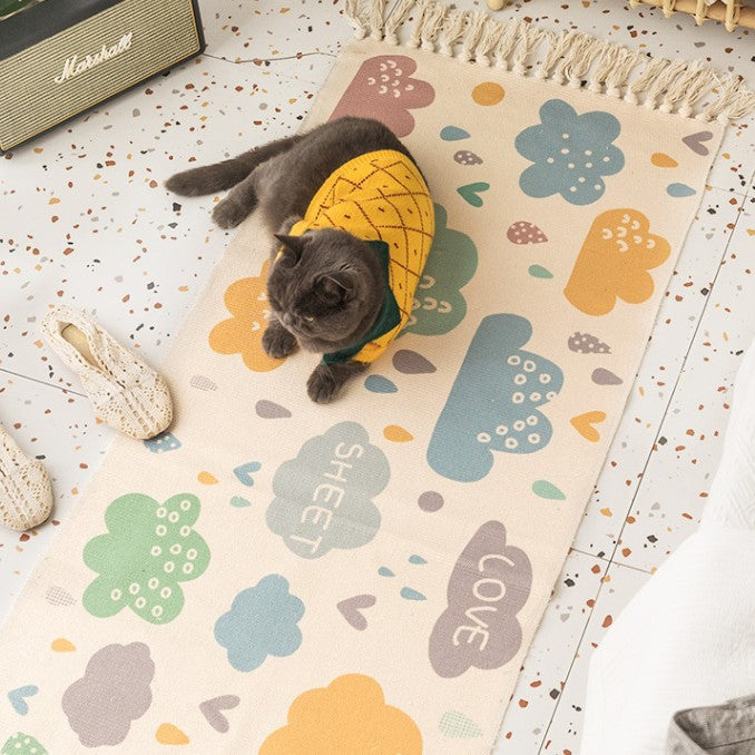 Cotton Linen Rug