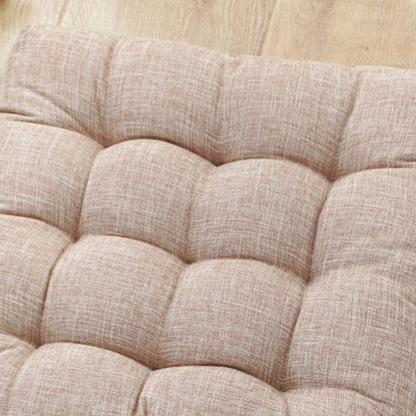 Cotton-linen seat cushion