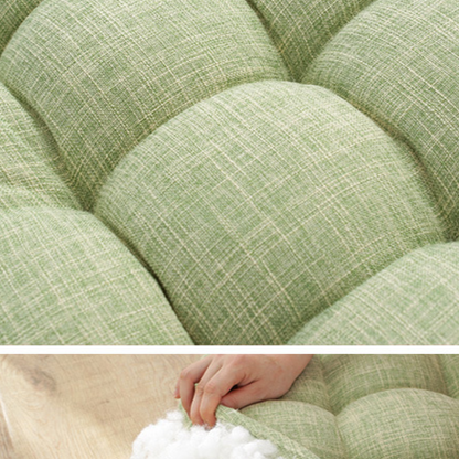 Cotton-linen seat cushion