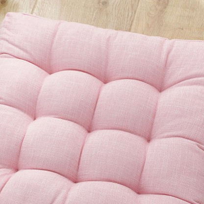 Cotton-linen seat cushion