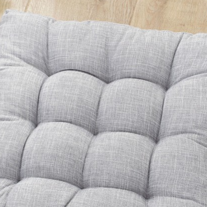 Cotton-linen seat cushion
