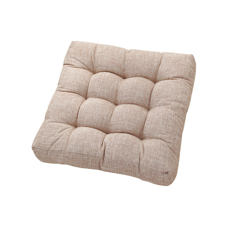 Cotton-linen seat cushion