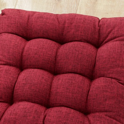 Cotton-linen seat cushion