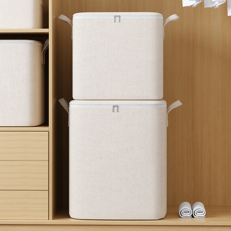 Cotton Linen Storage Organizer Bag