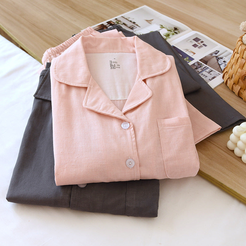 Cotton Long Sleeve Pajamas Set