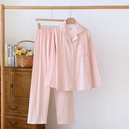 Cotton Long Sleeve Pajamas Set