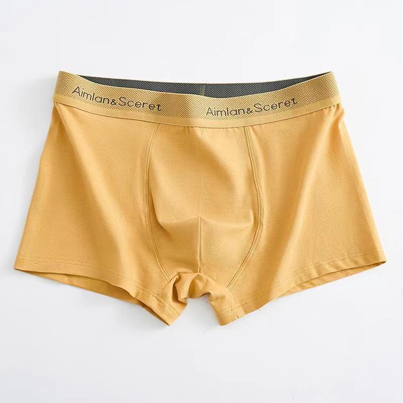 Cotton Men's Underwear with Antibacterial Graphene Lining