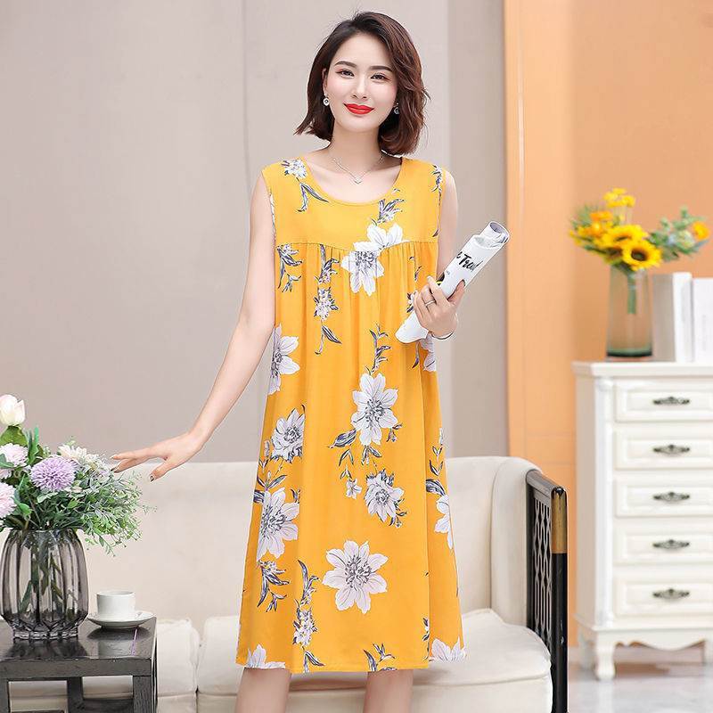 Cotton-polyester nightgown pajamas in large size