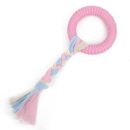 Cotton Rope Dog Chew Toys with Squeaker