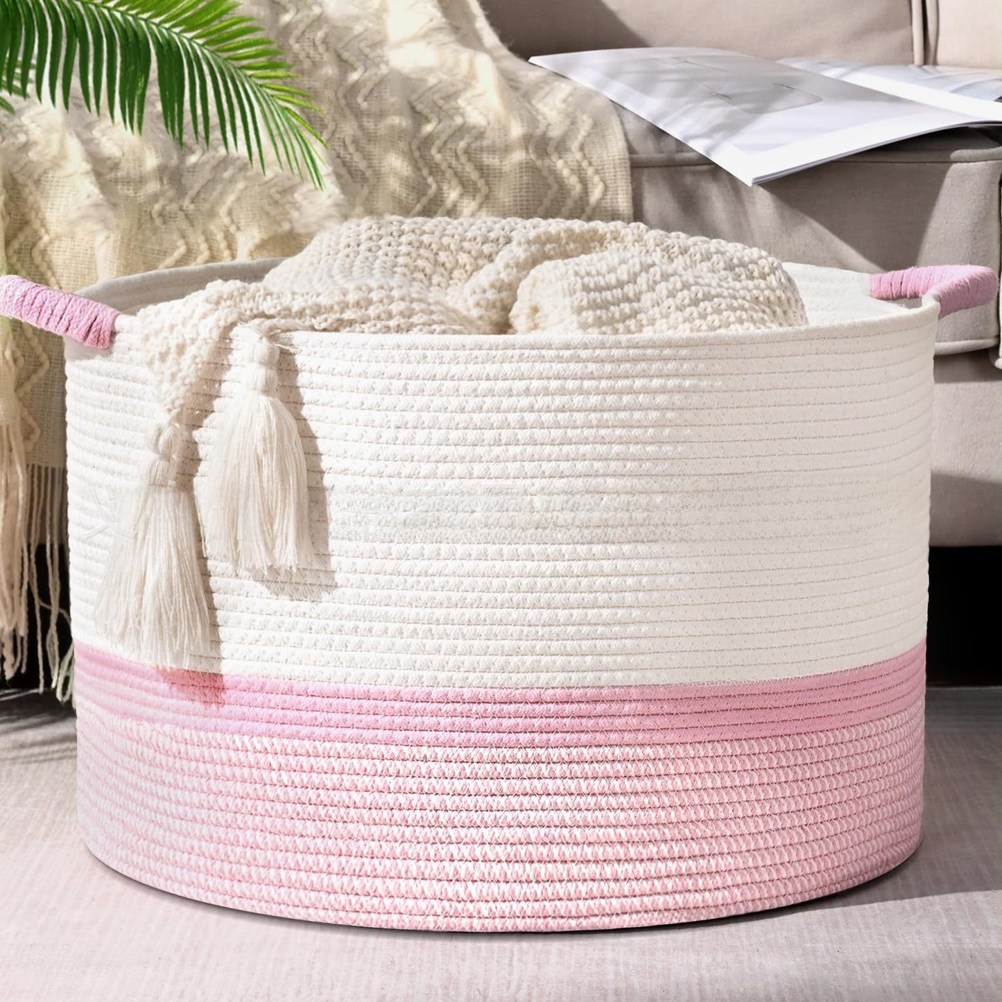 Cotton Rope Storage Basket