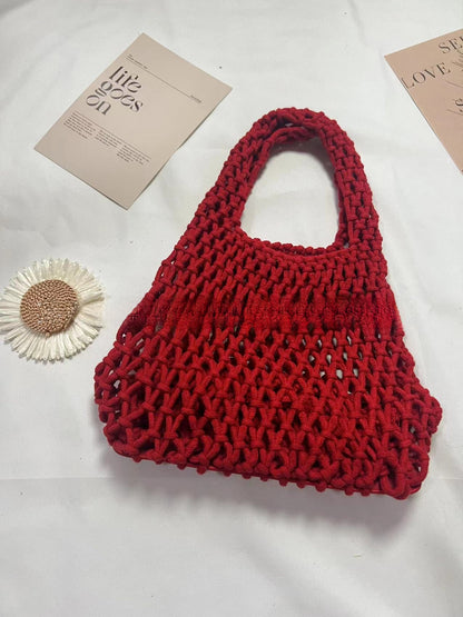 Cotton Rope Woven Handbag
