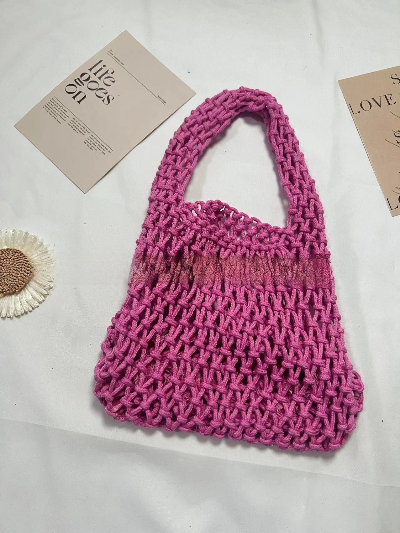 Cotton Rope Woven Handbag