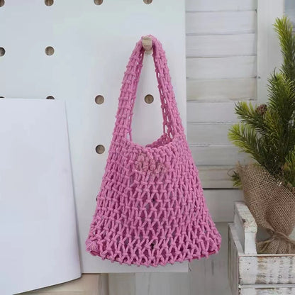 Cotton Rope Woven Handbag