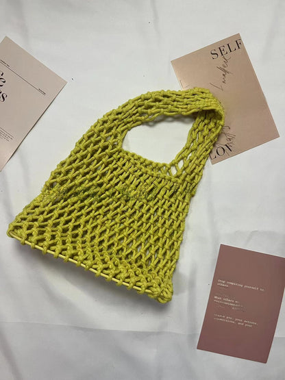 Cotton Rope Woven Handbag