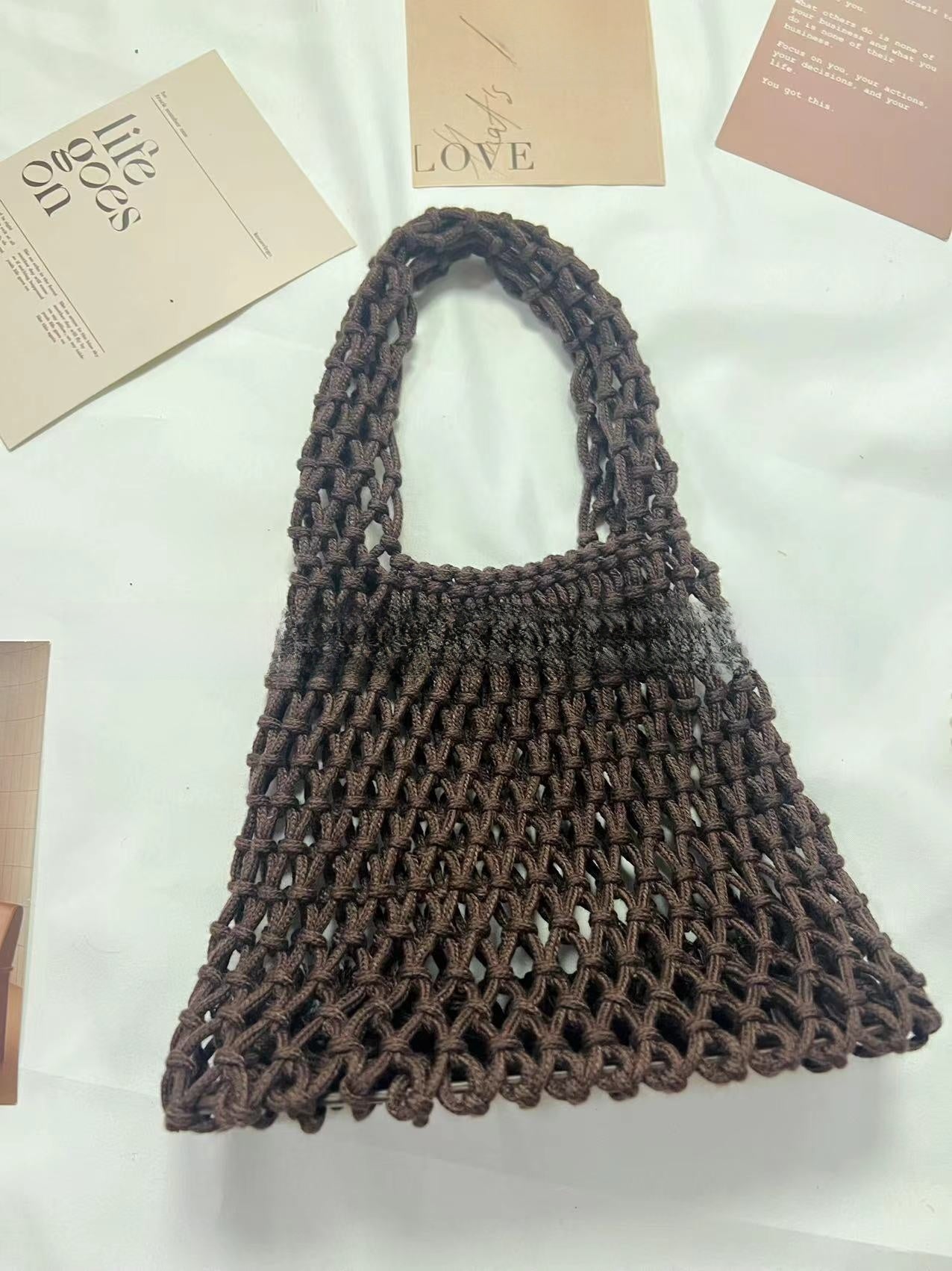 Cotton Rope Woven Handbag