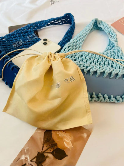 Cotton Rope Woven Handbag