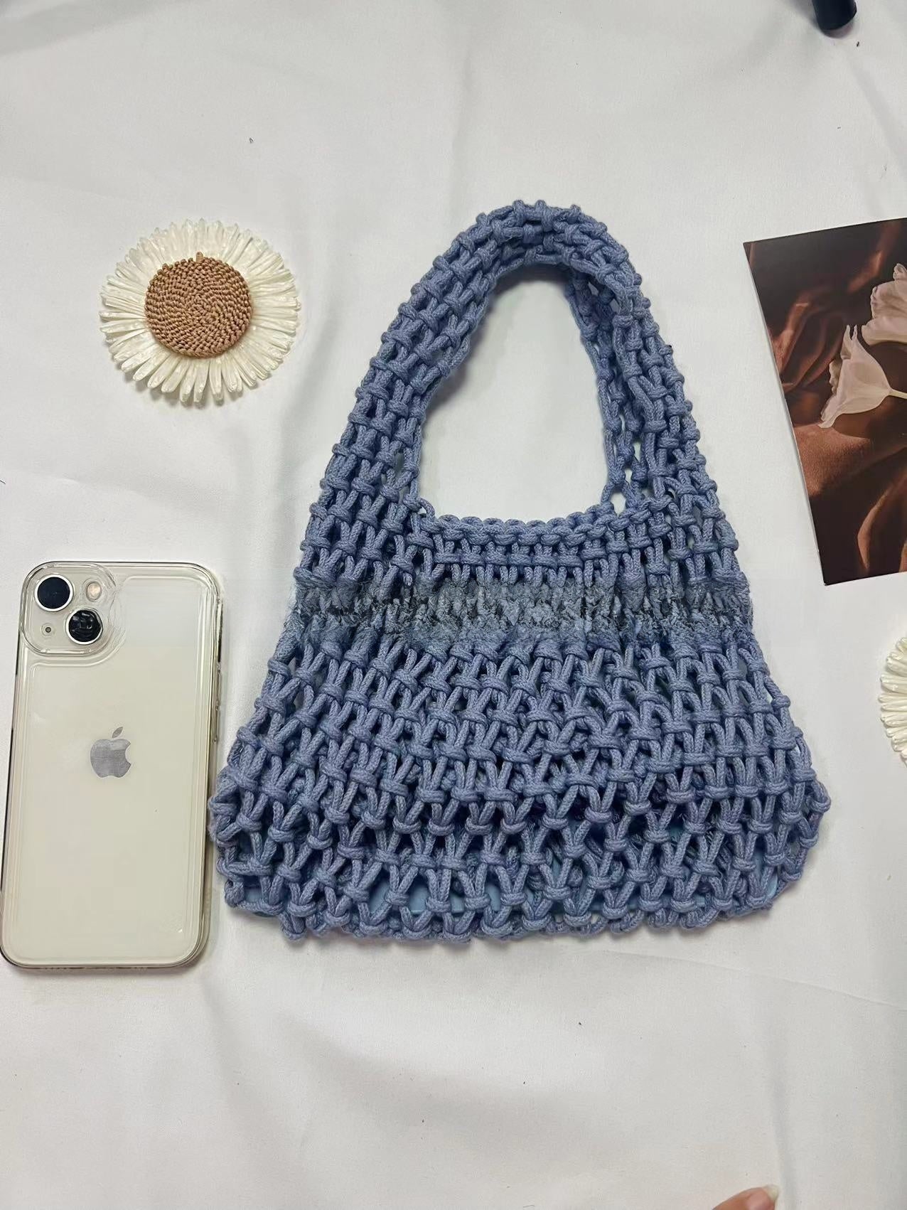 Cotton Rope Woven Handbag