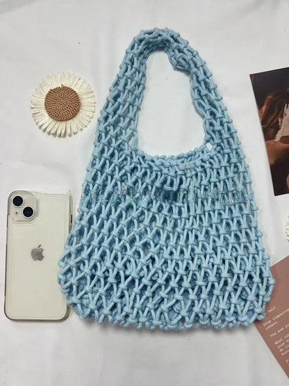 Cotton Rope Woven Handbag