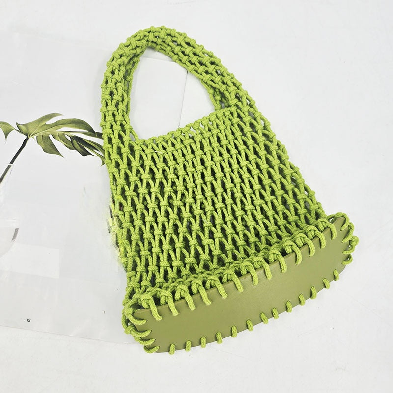 Cotton Rope Woven Handbag