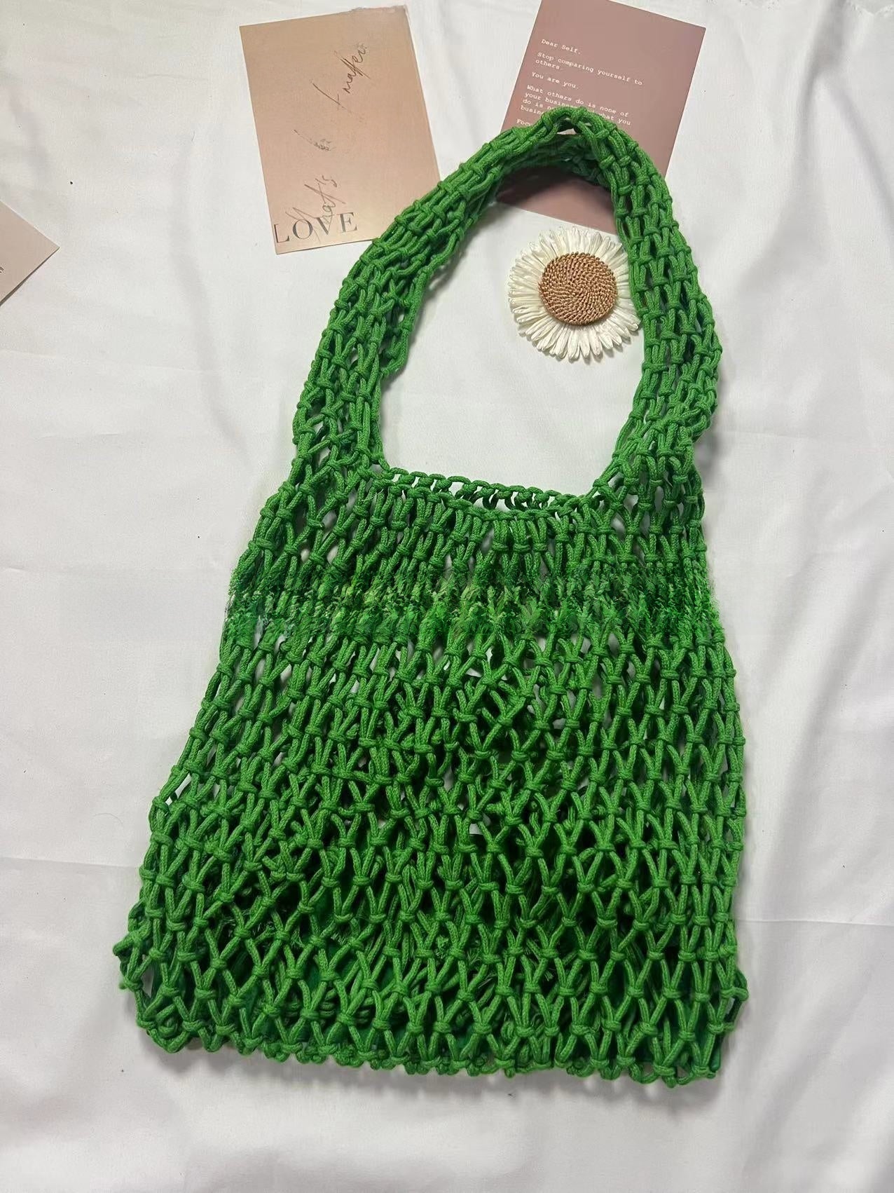 Cotton Rope Woven Handbag