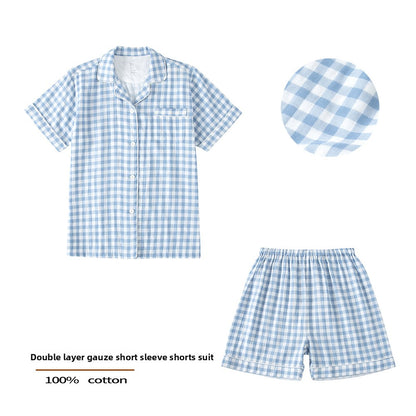 Cotton Short Sleeve Pajama Set