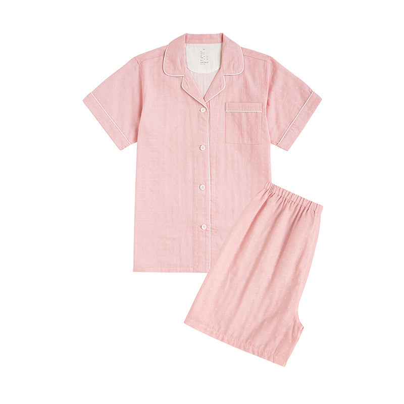 Cotton Short Sleeve Pajama Set