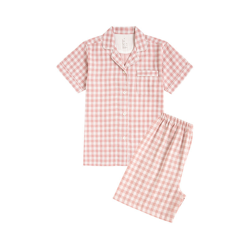 Cotton Short Sleeve Pajama Set