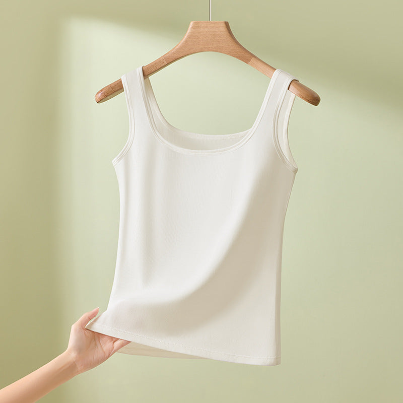 Cotton Sleeveless Slim Fit Vest