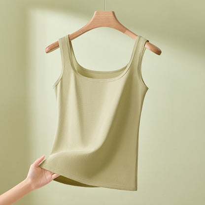 Cotton Sleeveless Slim Fit Vest