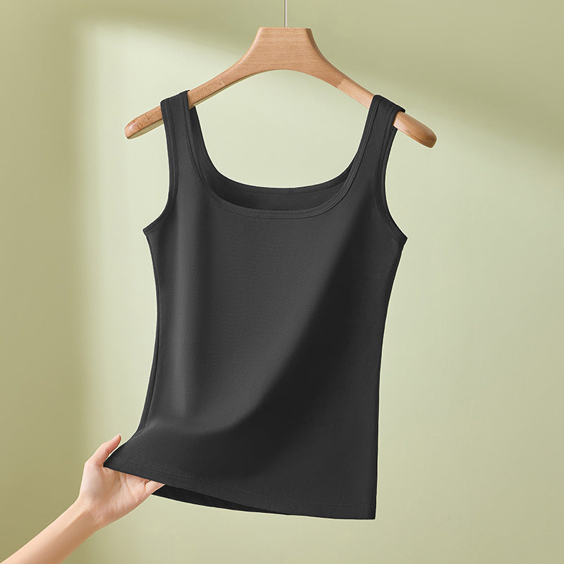 Cotton Sleeveless Slim Fit Vest
