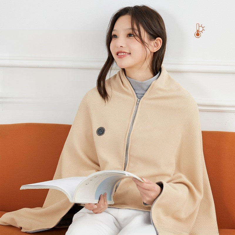 Cotton-speed-heating shawl graphene electric blanket