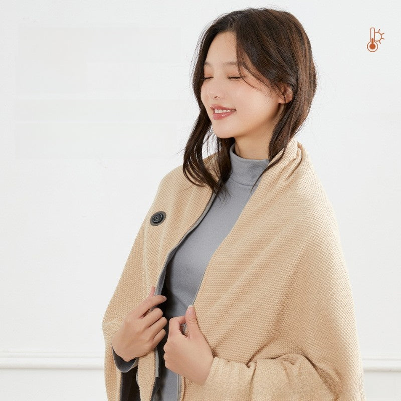 Cotton-speed-heating shawl graphene electric blanket