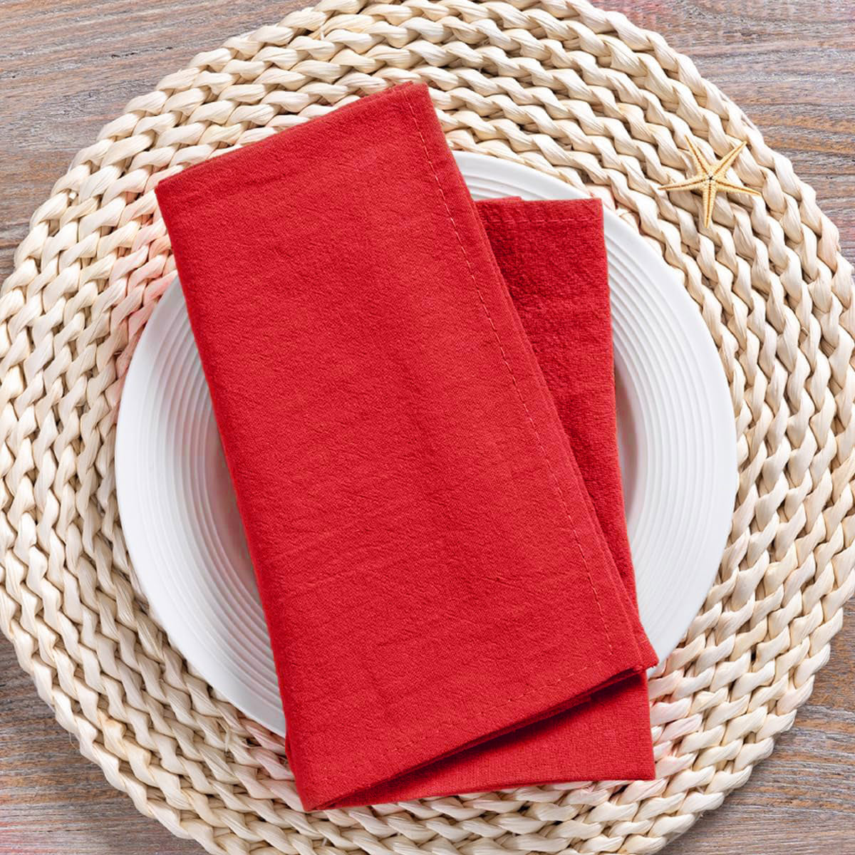 Cotton Table Napkin for Restaurant Decoration