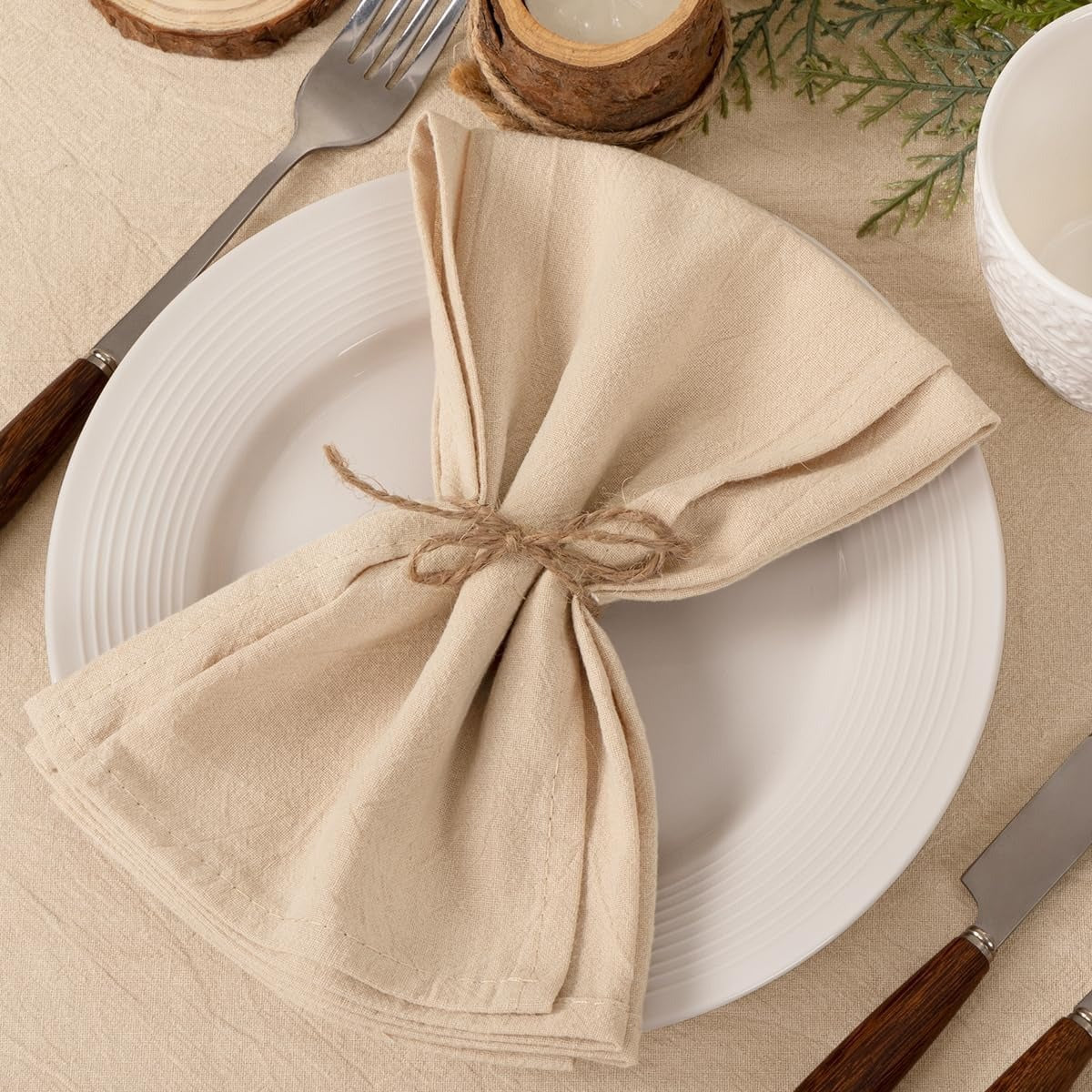 Cotton Table Napkin for Restaurant Decoration