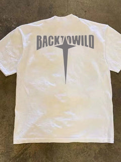 White BACK Cross Front Back